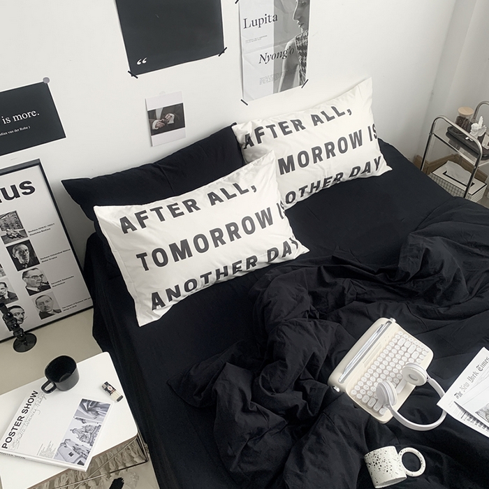 91家纺网 家纺一手货源 找家纺 （总）柚可家居 2024新款定版枕套水洗棉四件套