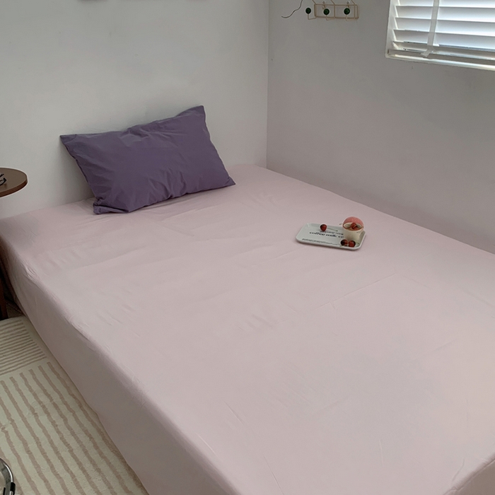 91家纺网 家纺一手货源 找家纺 （总）柚可家居 2024新款40支斜纹133*72单床笠单床单