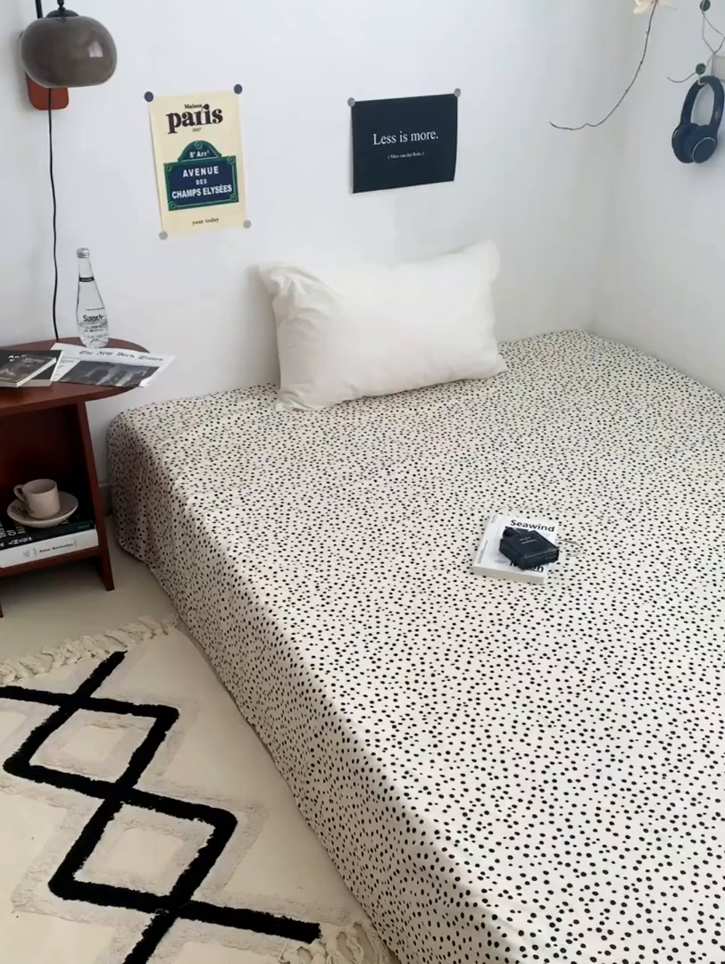 91家纺网 家纺一手货源 找家纺 （总）柚可家居 2024新款40支斜纹133*72纯棉斜纹印花单床单床笠2