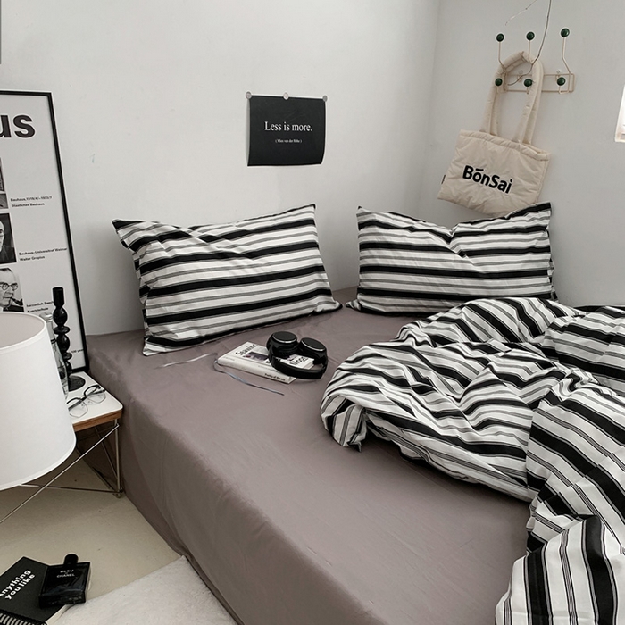 91家纺网 家纺一手货源 找家纺 （总）柚可家居 2024秋季新款40支全棉斜纹四件套-小漫春