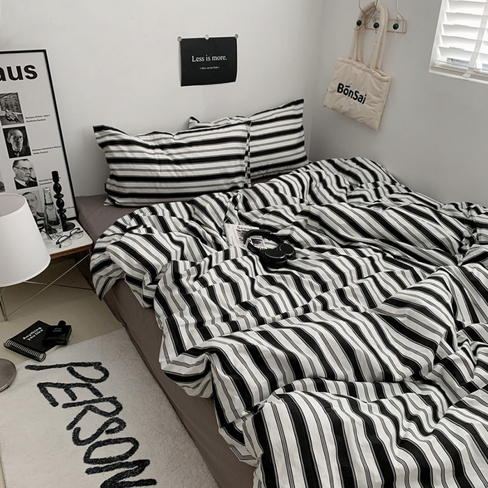 柚可家居 2024秋季新款40支全棉斜纹四件套-小漫春 爱乐之城