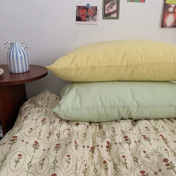 91家纺网 家纺一手货源 找家纺 柚可家居 2024秋季新款40支全棉斜纹四件套-小漫春 小漫春