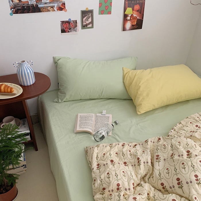 91家纺网 家纺一手货源 找家纺 柚可家居 2024秋季新款40支全棉斜纹四件套-小漫春 小漫春