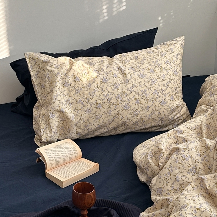 91家纺网 家纺一手货源 找家纺 柚可家居 2024秋季新款40支全棉斜纹四件套-小漫春 秋意浓