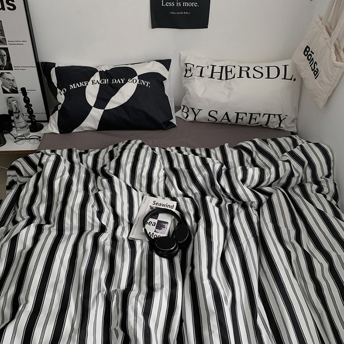 柚可家居 2024秋季新款40支全棉斜纹四件套-小漫春 第五元素