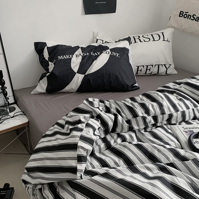 91家纺网 家纺一手货源 找家纺 柚可家居 2024秋季新款40支全棉斜纹四件套-小漫春 第五元素