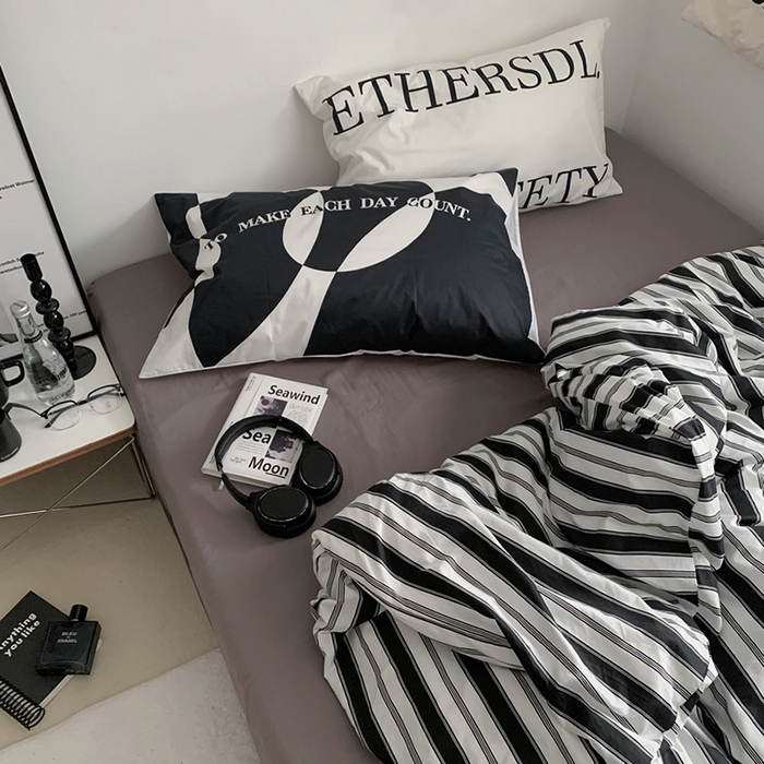 91家纺网 家纺一手货源 找家纺 柚可家居 2024秋季新款40支全棉斜纹四件套-小漫春 第五元素