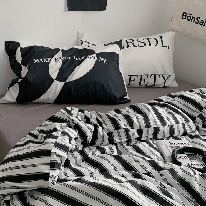 91家纺网 家纺一手货源 找家纺 柚可家居 2024秋季新款40支全棉斜纹四件套-小漫春 第五元素