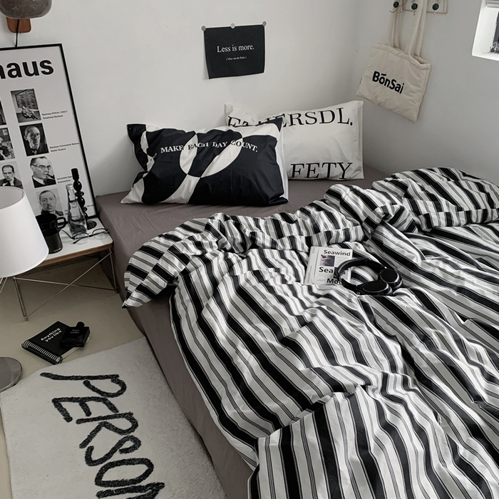 91家纺网 家纺一手货源 找家纺 柚可家居 2024秋季新款40支全棉斜纹四件套-小漫春 第五元素