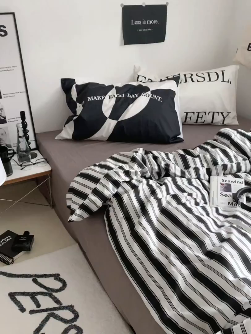 91家纺网 家纺一手货源 找家纺 柚可家居 2024秋季新款40支全棉斜纹四件套-小漫春 第五元素