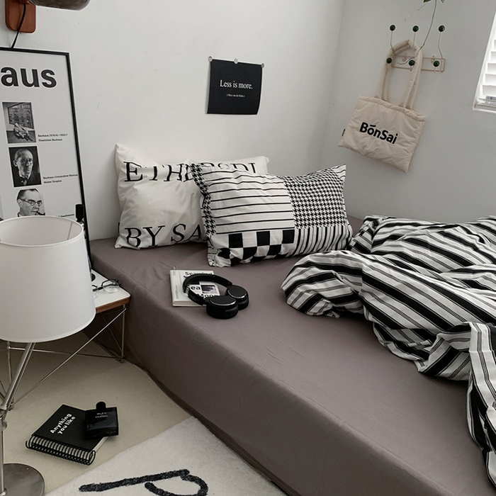 91家纺网 家纺一手货源 找家纺 柚可家居 2024秋季新款40支全棉斜纹四件套-小漫春 天空之城