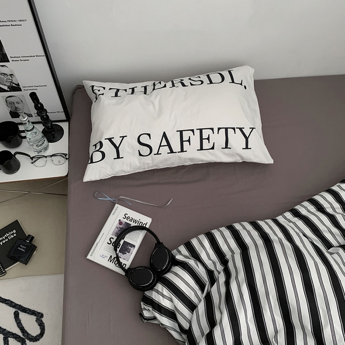 91家纺网 家纺一手货源 找家纺 柚可家居 2024秋季新款40支全棉斜纹四件套-小漫春 天空之城