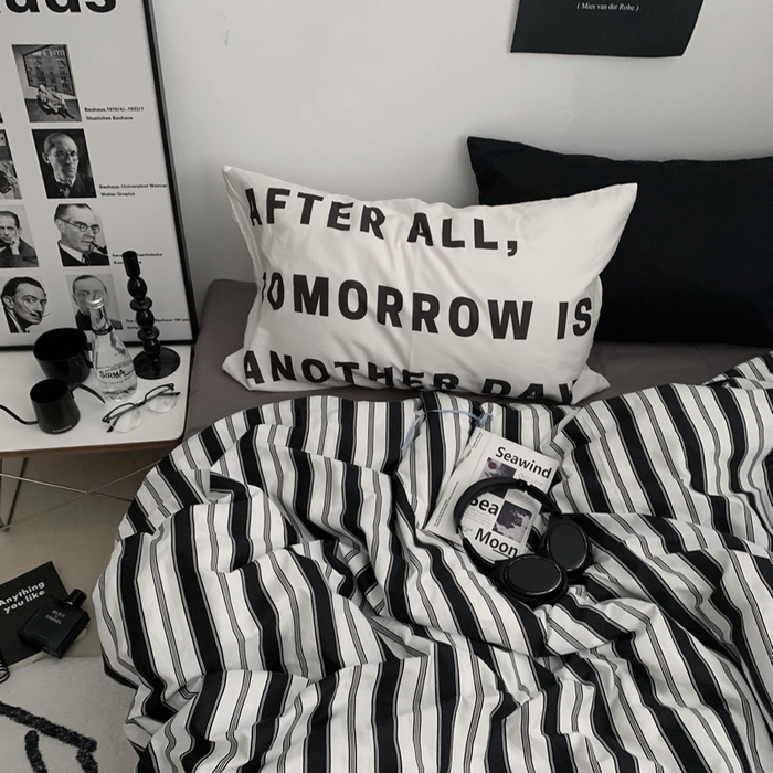 91家纺网 家纺一手货源 找家纺 柚可家居 2024秋季新款40支全棉斜纹四件套-小漫春 午夜巴黎