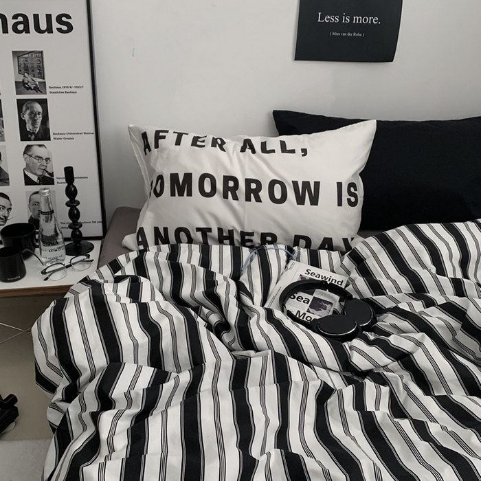 91家纺网 家纺一手货源 找家纺 柚可家居 2024秋季新款40支全棉斜纹四件套-小漫春 午夜巴黎