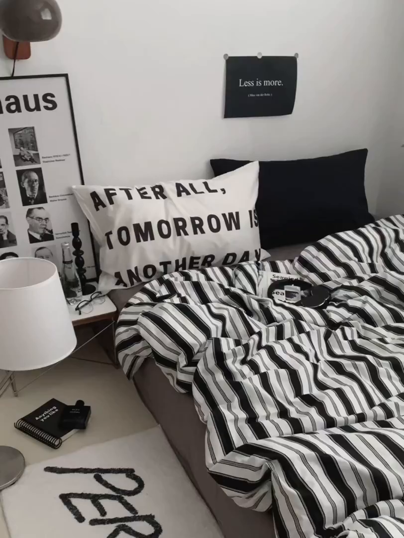 91家纺网 家纺一手货源 找家纺 柚可家居 2024秋季新款40支全棉斜纹四件套-小漫春 午夜巴黎