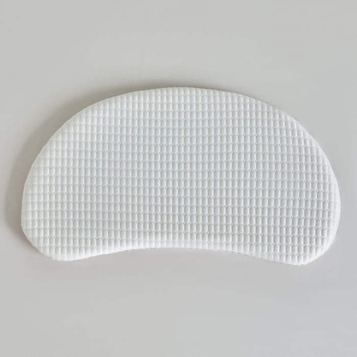 91家纺网 家纺一手货源 找家纺 （总）昕科 2025新款A类母婴级双感月牙硅胶儿童枕-婴儿凉感冰豆豆硅胶枕头儿童全棉双层纱枕芯