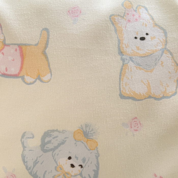 91家纺网 家纺一手货源 找家纺 朵朵家纺2025新款水洗云朵糯糯棉三四件套水洗棉简约风ins风小碎花学生宿舍床被套床单款床笠款三四件套——单被套  萌宠