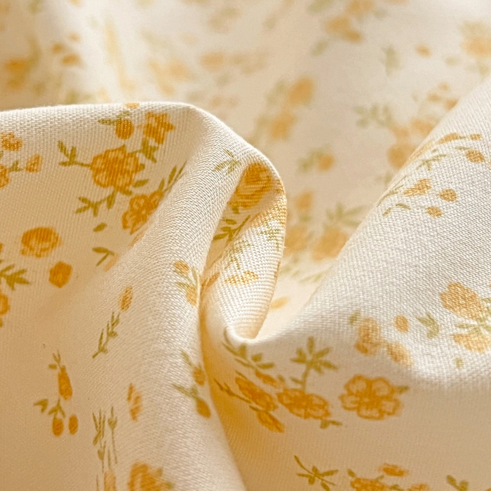 91家纺网 家纺一手货源 找家纺 朵朵家纺2025新款水洗云朵糯糯棉三四件套水洗棉简约风ins风小碎花学生宿舍床被套床单款床笠款三四件套——单被套 - 副本 浅香