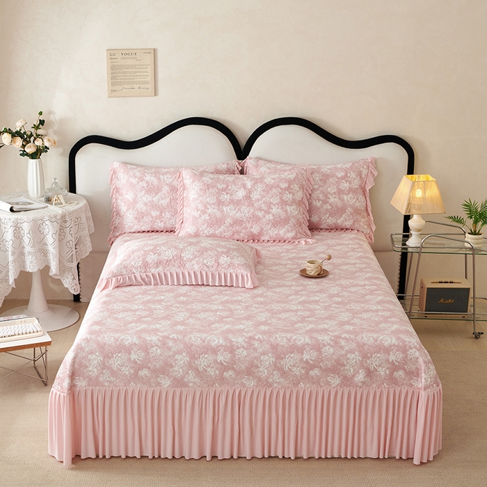 91家纺网 家纺一手货源 找家纺 （总）佳汐蓝 2025新款冰丝玫瑰席（全网券后不得低于此控价268）