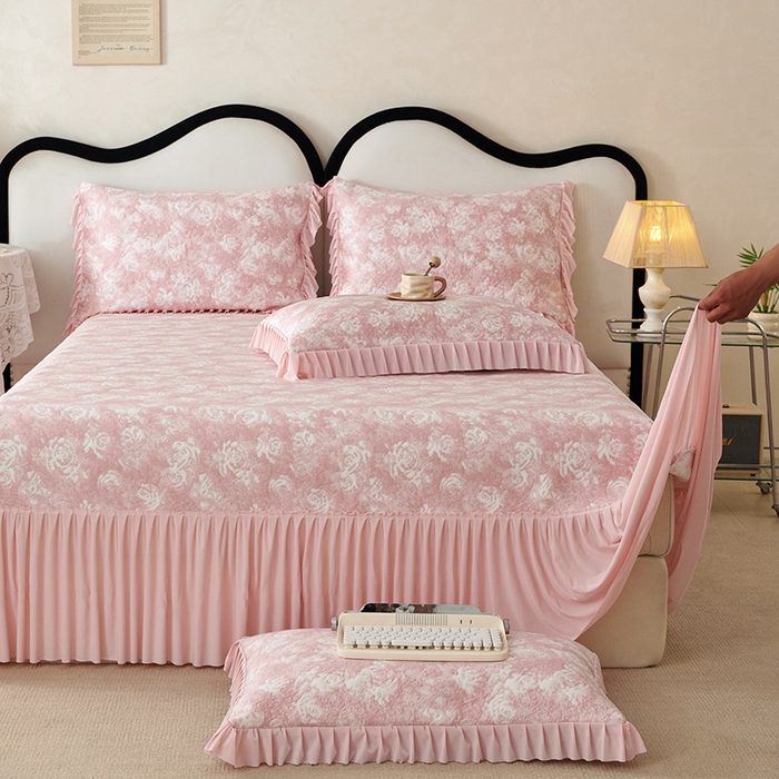 91家纺网 家纺一手货源 找家纺 （总）佳汐蓝 2025新款冰丝玫瑰席（全网券后不得低于此控价268）