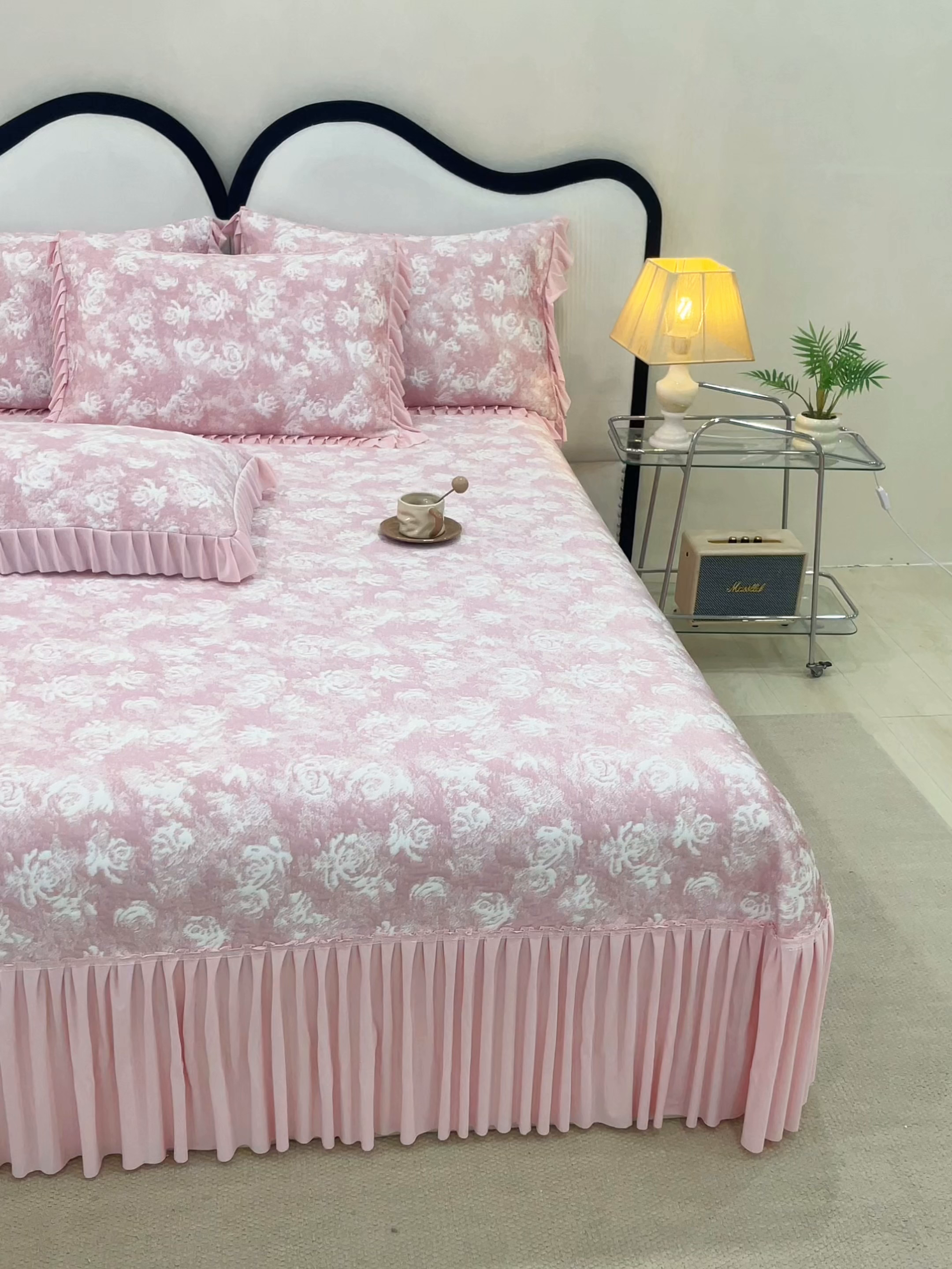 91家纺网 家纺一手货源 找家纺 （总）佳汐蓝 2025新款冰丝玫瑰席（全网券后不得低于此控价268）