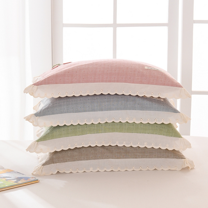 91家纺网 家纺一手货源 找家纺 （总）金牛枕芯 2025新款小樱桃枕头全棉水洗棉小提花荞麦壳枕芯花边可拆卸学生儿童枕头