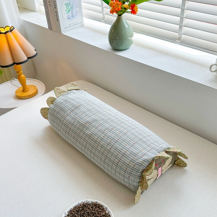 91家纺网 家纺一手货源 找家纺 （总）金牛枕芯 2025新款花蝴蝶荞麦枕头全棉双层纱儿童枕芯学生护颈枕