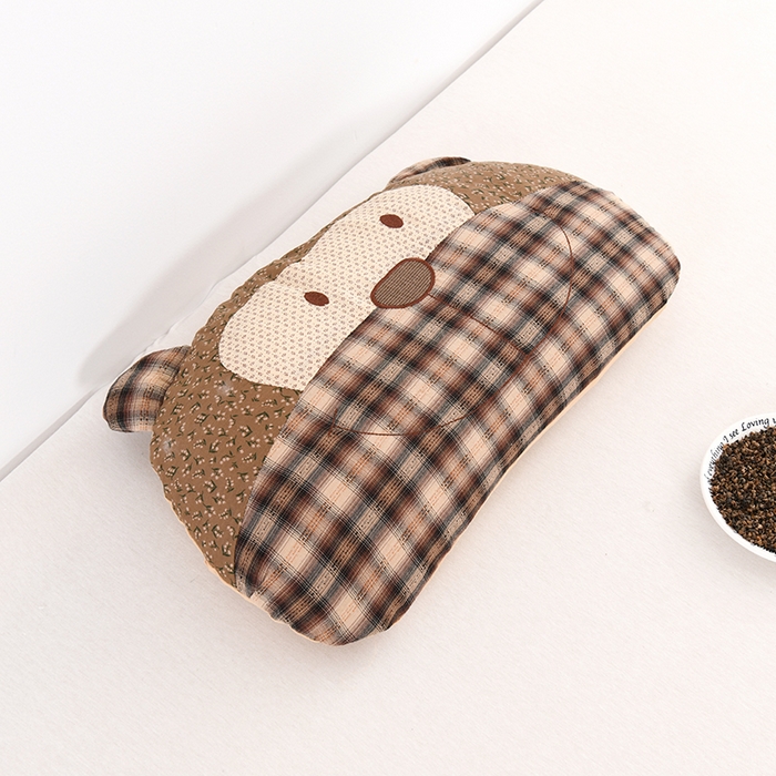 91家纺网 家纺一手货源 找家纺 （总）金牛枕芯 2025新款全棉纯棉俏皮猴荞麦枕儿童枕卡通荞麦枕头直播爆款护颈枕枕头枕芯