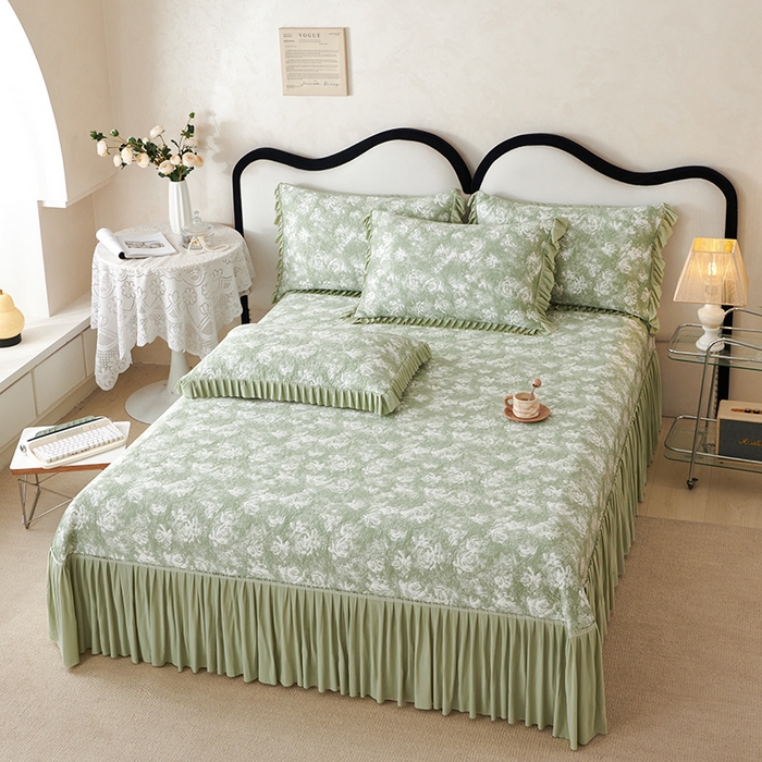 91家纺网 家纺一手货源 找家纺 佳汐蓝 2025新款冰丝玫瑰席（全网券后不得低于此控价268）