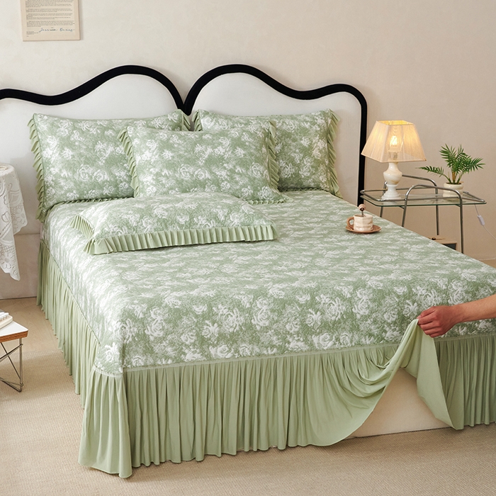 91家纺网 家纺一手货源 找家纺 佳汐蓝 2025新款冰丝玫瑰席（全网券后不得低于此控价268）