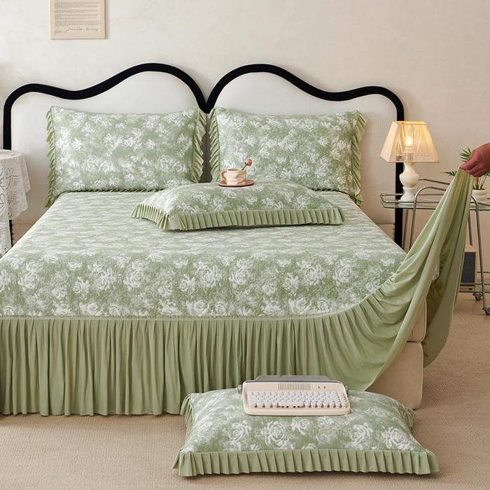 91家纺网 家纺一手货源 找家纺 佳汐蓝 2025新款冰丝玫瑰席（全网券后不得低于此控价268）