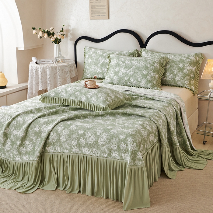 91家纺网 家纺一手货源 找家纺 佳汐蓝 2025新款冰丝玫瑰席（全网券后不得低于此控价268）