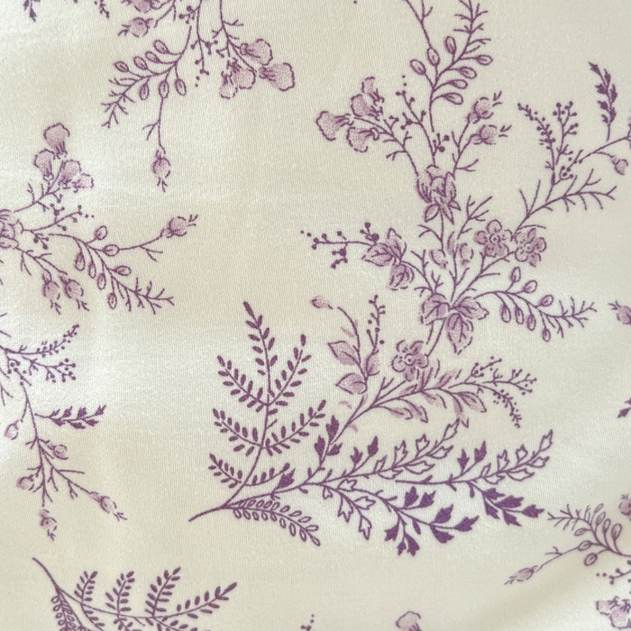 91家纺网 家纺一手货源 找家纺 朵朵2025新款水洗云朵糯糯棉三四件套水洗棉简约风ins风小碎花学生宿舍床被套床单款床笠款三四件套紫颜