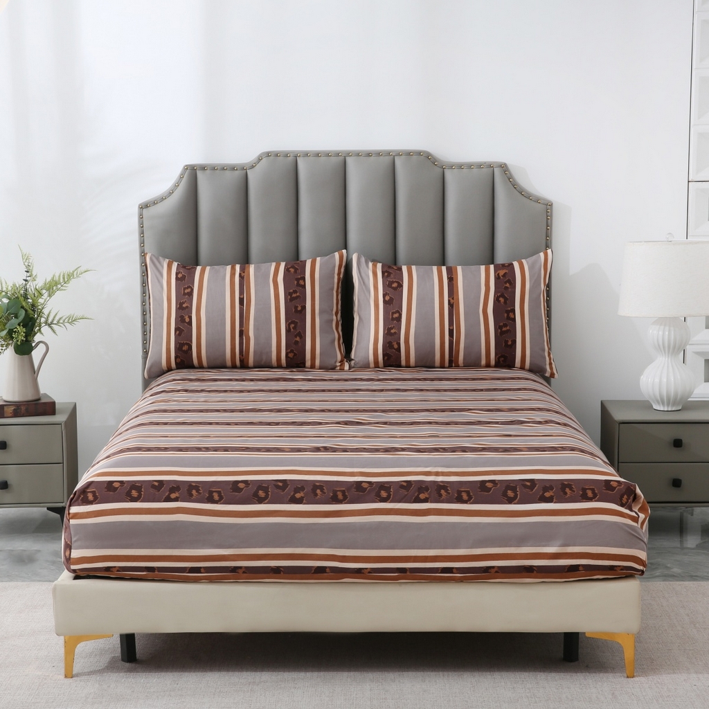 91家纺网 家纺一手货源 找家纺 （总）子不语家纺 2025新款跨境外贸 大版印花床笠款三件套亚马逊Temu速卖 通Shein沃尔玛专供