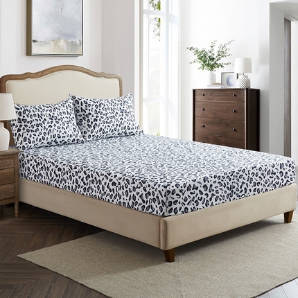 91家纺网 家纺一手货源 找家纺 （总）子不语家纺 2025新款跨境外贸 大版印花床笠款三件套亚马逊Temu速卖 通Shein沃尔玛专供