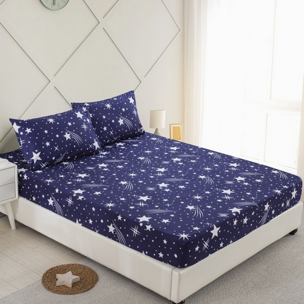 91家纺网 家纺一手货源 找家纺 （总）子不语家纺 2025新款跨境外贸 大版印花床笠款三件套亚马逊Temu速卖 通Shein沃尔玛专供