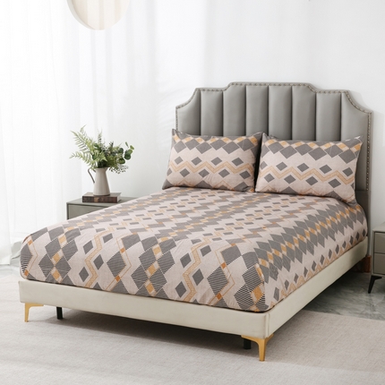 91家纺网 家纺一手货源 找家纺 （总）子不语家纺 2025新款跨境外贸 大版印花床笠款三件套亚马逊Temu速卖 通Shein沃尔玛专供