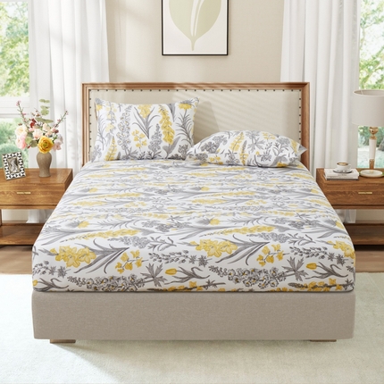 91家纺网 家纺一手货源 找家纺 （总）子不语家纺 2025新款跨境外贸 大版印花床笠款三件套亚马逊Temu速卖 通Shein沃尔玛专供