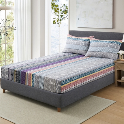 91家纺网 家纺一手货源 找家纺 （总）子不语家纺 2025新款跨境外贸 大版印花床笠款三件套亚马逊Temu速卖 通Shein沃尔玛专供