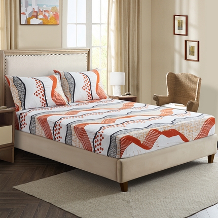 91家纺网 家纺一手货源 找家纺 （总）子不语家纺 2025新款跨境外贸 大版印花床笠款三件套亚马逊Temu速卖 通Shein沃尔玛专供