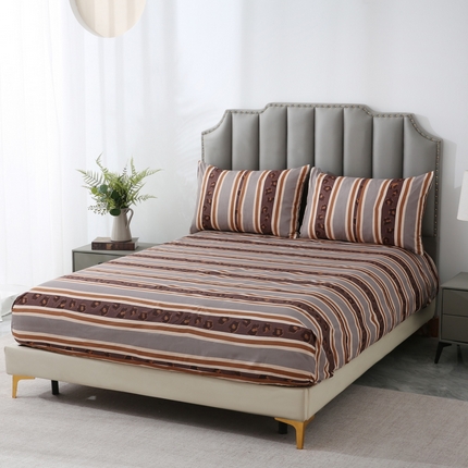 91家纺网 家纺一手货源 找家纺 子不语家纺2025新款跨境外贸 大版印花三件套亚马逊Temu速卖 通Shein沃尔玛专供 103白色本草