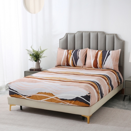 91家纺网 家纺一手货源 找家纺 （总）子不语家纺 2025新款跨境外贸 大版印花床笠款三件套亚马逊Temu速卖 通Shein沃尔玛专供