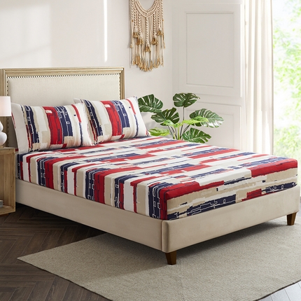 91家纺网 家纺一手货源 找家纺 （总）子不语家纺 2025新款跨境外贸 大版印花床笠款三件套亚马逊Temu速卖 通Shein沃尔玛专供