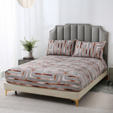 91家纺网 家纺一手货源 找家纺 （总）子不语家纺 2025新款跨境外贸 大版印花床笠款三件套亚马逊Temu速卖 通Shein沃尔玛专供