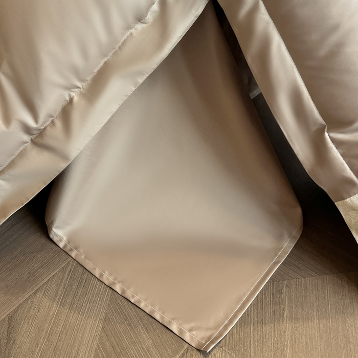 91家纺网 家纺一手货源 找家纺 （总）苏美 2025新款全棉肌理纹绣花四件套-香榭