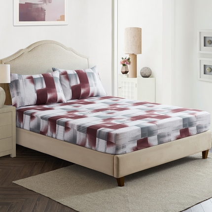 91家纺网 家纺一手货源 找家纺 （总）子不语家纺 2025新款跨境外贸 大版印花床笠款三件套亚马逊Temu速卖 通Shein沃尔玛专供