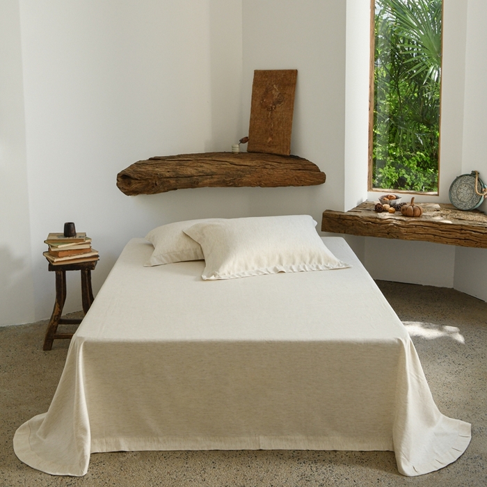 91家纺网 家纺一手货源 找家纺 （总）简家居 2025新款亚麻竹麻凉席席子凉席