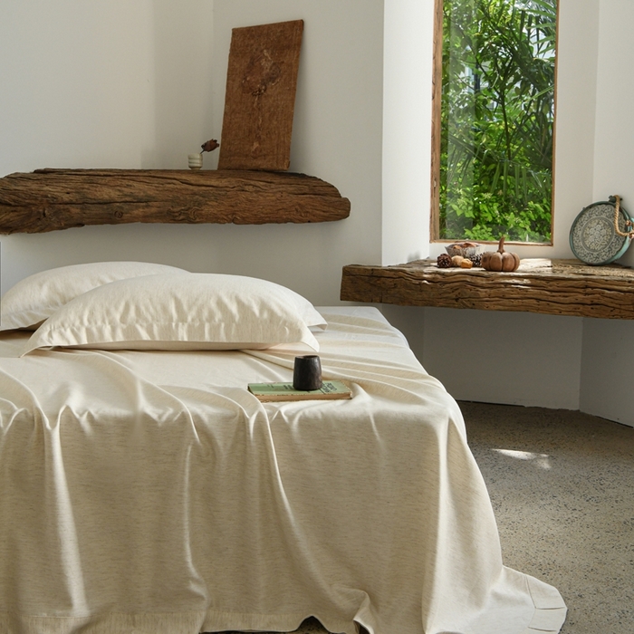 91家纺网 家纺一手货源 找家纺 （总）简家居 2025新款亚麻竹麻凉席席子凉席