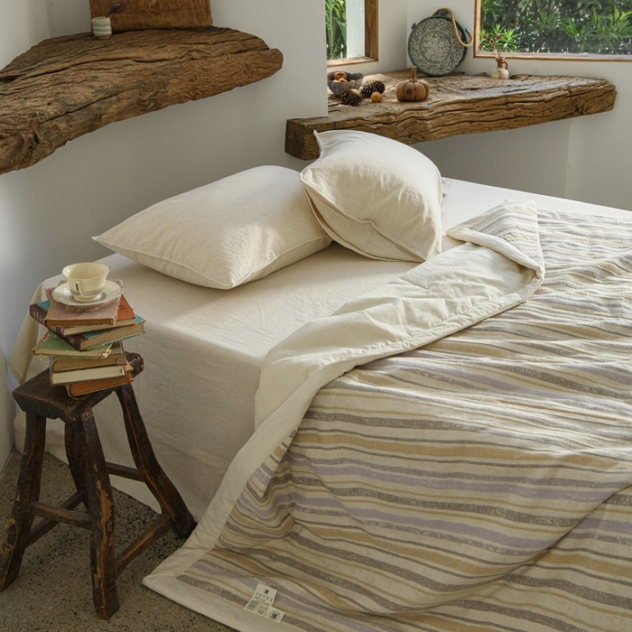 91家纺网 家纺一手货源 找家纺 简家居 2025新款简约亲肤夏被夏凉被空调被 旧日告白-丁香紫