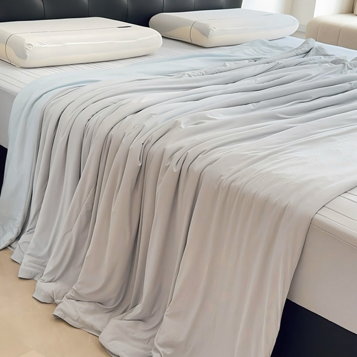 91家纺网 家纺一手货源 找家纺 兜米家居 2025新款亚朵同款夏季双感深睡被夏被夏凉被pro2.0 青灰